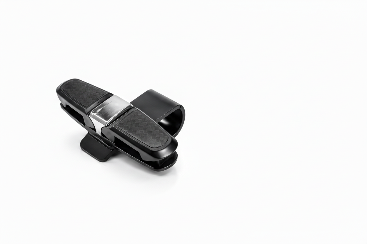 Car Sun Visor Glasses Holder – Dual Clip Organizer